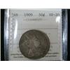 Image 1 : 1909 50¢ ICCS VF20.  Sharp looking unda