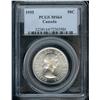 Image 1 : 1955 50¢  PCGS MS64. Flashy original lu