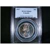 Image 1 : 1957 50¢ PCGS MS65.  Another great Eliz