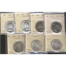 1957, 1959, 1961, 1962, 1963, 1965 & 19