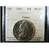 Image 1 : 1963 50¢ ICCS MS65.  Superb Elizabeth M