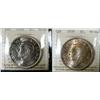 Image 1 : 1939 $1 ICCS MS64.  Lot of two coins bo