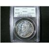 Image 1 : 1947 Blunt 7 $1 PCGS MS62.  A bright wh