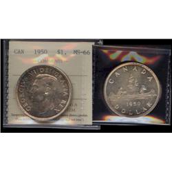 1950  $1  ICCS MS66PQ  Light blue and r