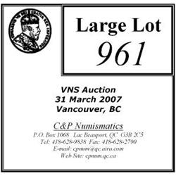 Large lot of PEI Large cents.  Grades v