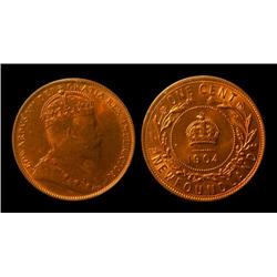 1904H 1 Cent  ICCS MS64PQ Red,  95% win