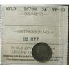 Image 1 : Newfoundland 1876H 5¢  ICCS VF20.   Hea