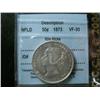 Image 1 : Newfoundland 1873  50¢  CCCS VF30 Rim n