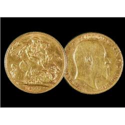 Great Britain.  Gold sovereign.  1910.