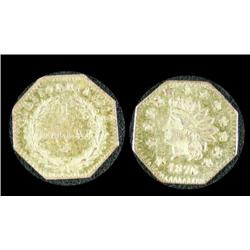 USA. California Gold dollar of 1876.