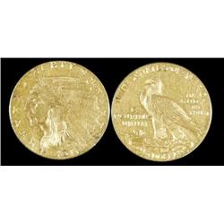 USA.  GOLD Indian Head $2.50 of 1911.