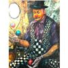 Image 1 : Mid 20thc Russian Signed Painting, Clown Juggler