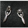 Image 2 : Goddess Meteorite & Sterling Silver Earrings