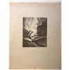 Image 2 : Early 20thc Signed Albert Mueller Lithograph, German Landscape, Morgen