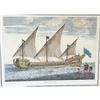 Image 2 : Handcolored Sailing Ship Framed Print