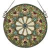 Image 1 : Stained Art Glass Hanging Window Panel