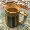 Image 6 : Mid-Century Japan Striped Pottery Pitcher