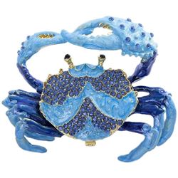 Little Blue Crab Trinket Jewel Box