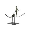Image 1 : Tribute to Moore, Abstract Couple Bronze Sculpture