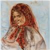 Image 2 : Swiss Woman by Hibel (1917-2014)