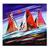Image 1 : Natalia Sinkovsky, Hand Signed Original Acrylic Painting on Canvas with Letter A