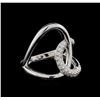 0.32 ctw Diamond Ring - 14KT White Gold