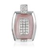 18k White Gold 0.57CTW Mother Of Pearl and Diamond Pendant, (SI1-SI2/Pink/G-H)