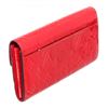 Image 1 : Louis Vuitton Red Monogram Vernis Leather Sarah Wallet NM