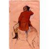 Image 1 : Edgar Degas - Rider With Red Jacket