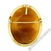 Image 4 : Antique 18kt Yellow Gold Carved Shell Cameo Twisted Wire Frame Pendant Brooch