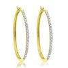 10k Yellow Gold 0.25CTW Diamond Earrings, (I)