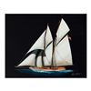 Image 1 : Alex Blokhin, "Two Masted Schooner" Original Oil Painting on Canvas, Hand Signed