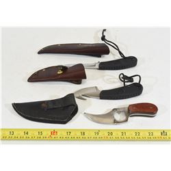 3 Hunting Knives
