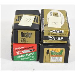Box Lot Nosler 30 Cal Bullets