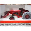 Image 2 : 2009 official show tractor 1/16 scale highly detailed massey ferguson 65 tractor with loader (NIB)