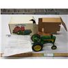 Image 1 : 1988 Toy Farmer John Deere 630 tractor 8" long (NIB)