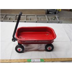 Mini metal Radio Flyer kids toy wagon (plastic handle)