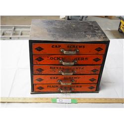 Papco vintage storage cabinet organizer (9 x 13 x 11 3/4" high)