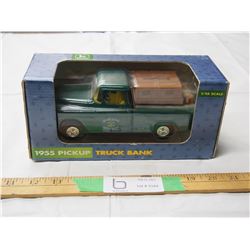 1955 pickup truck Coin Bank 1/25 (NIB)