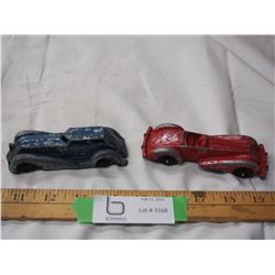 (2X THE MONEY) Rare 1930's Manoil toy cars