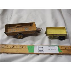 Dinky toy wagons (2)