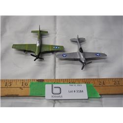 (2X THE MONEY) Made in China Diecast toy planes