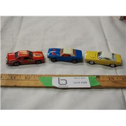 Diecast toy cars (3)