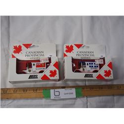 (2X THE MONEY) Canadian provincial series toy cars