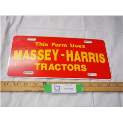 This farm uses Massey Harris tractors tin plate
