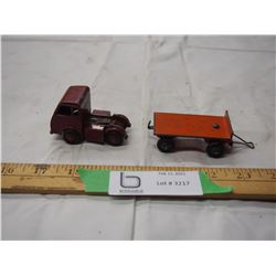 (2X THE MONEY) Dinky Toy wagon and Dinky Toy truck