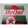 Image 2 : Texaco Sky Chief Gasoline tin sign (12 1/2 x 16")