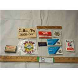 Mixed lot of advertising items