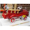 Image 2 : Vintage fire truck pedal truck fire rescue 911 (never used) with original box (42" x 17")