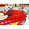 Image 3 : Vintage fire truck pedal truck fire rescue 911 (never used) with original box (42" x 17")